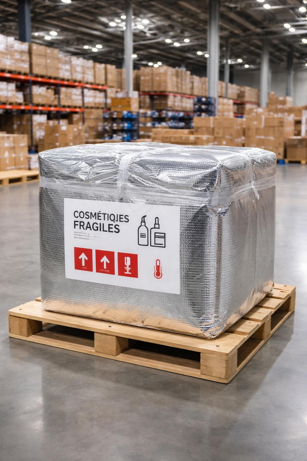 service de livraison de cosmétiques avec température contrôlée assuré par colis privé, garantissant la qualité et la sécurité de vos produits jusqu'à leur destination.