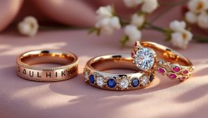 découvrez des idées originales pour personnaliser vos alliances et rendre vos bagues de mariage uniques : gravures, pierres précieuses, métaux spéciaux et motifs personnalisés.
