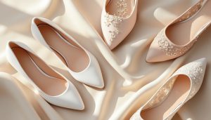 découvrez notre sélection de chaussures de mariée confortables, alliant élégance et bien-être pour le grand jour. trouvez la paire idéale pour danser toute la nuit sans compromis sur le style !